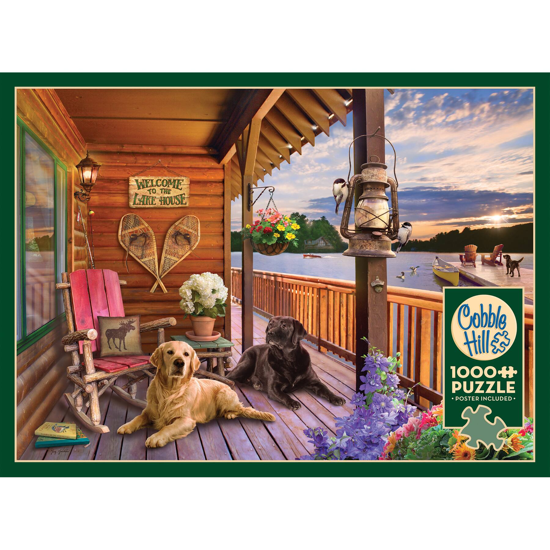 Welcome to the Lake House Cobble Hill 1000+ Puzzle Poster Included