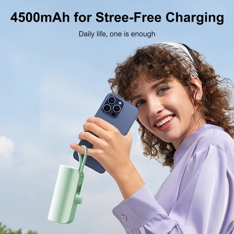 4500mAh for Stress-Free Charging  
Daily life, one is enough