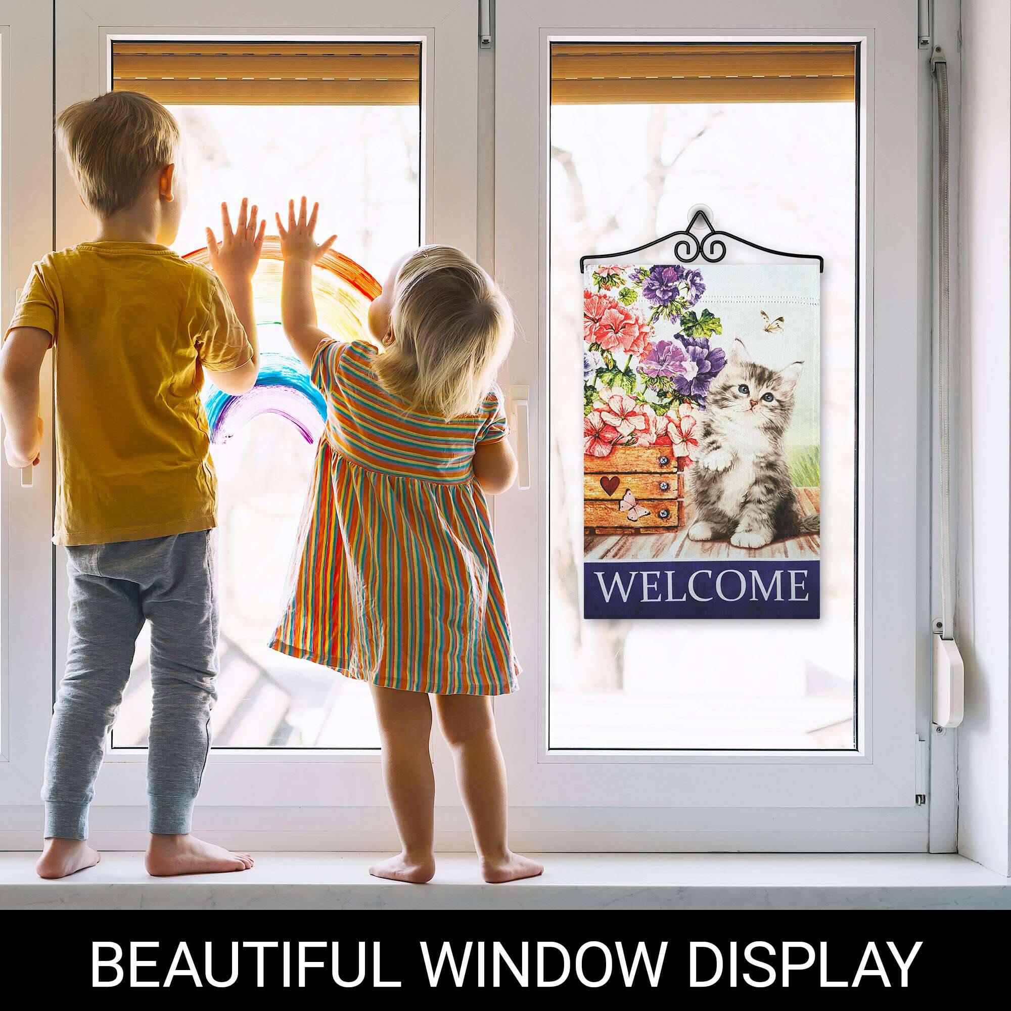 WELCOME BEAUTIFUL WINDOW DISPLAY