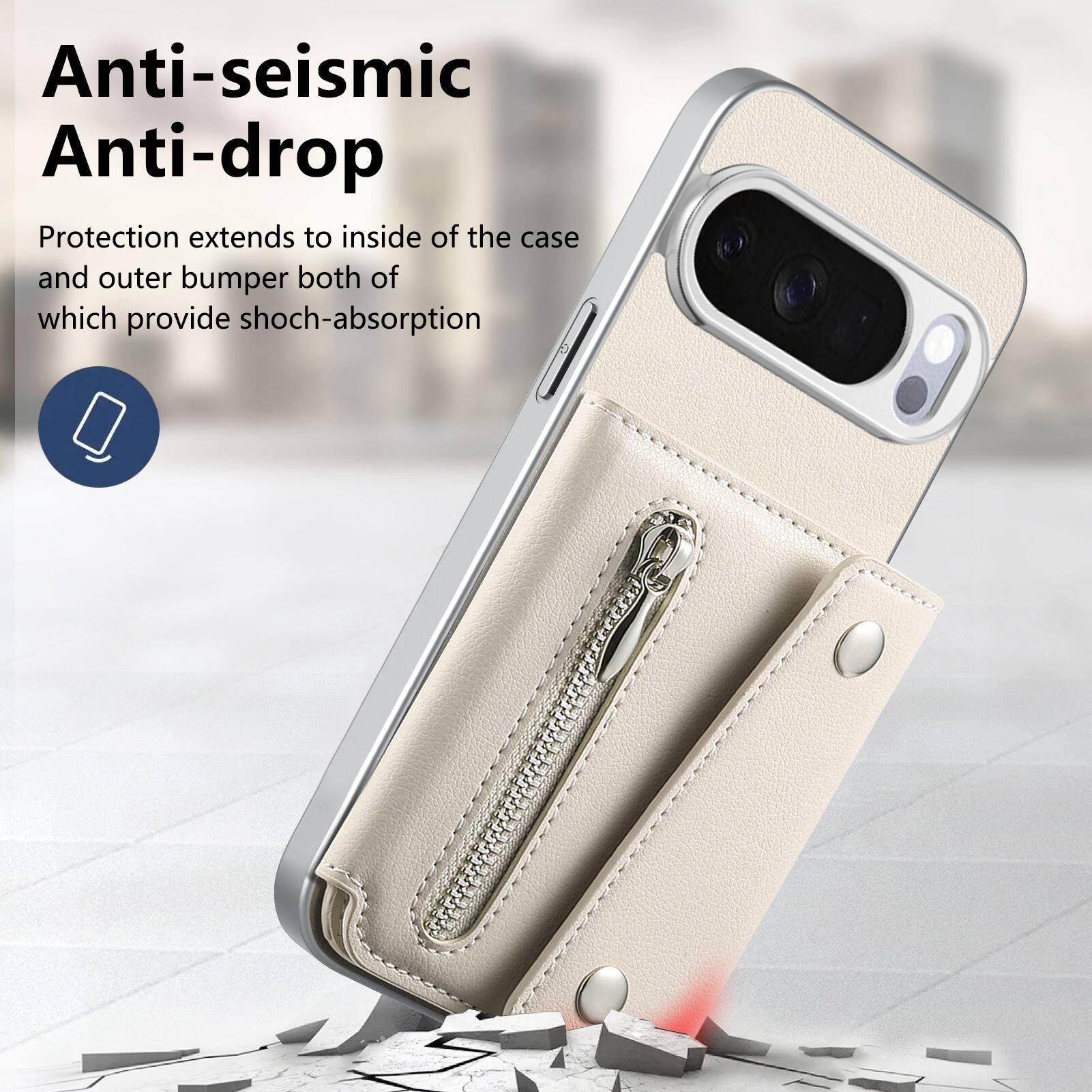 Anti-seismic Anti-drop Protection extends to inside of the case and outer bumper both of which provide shock-absorption