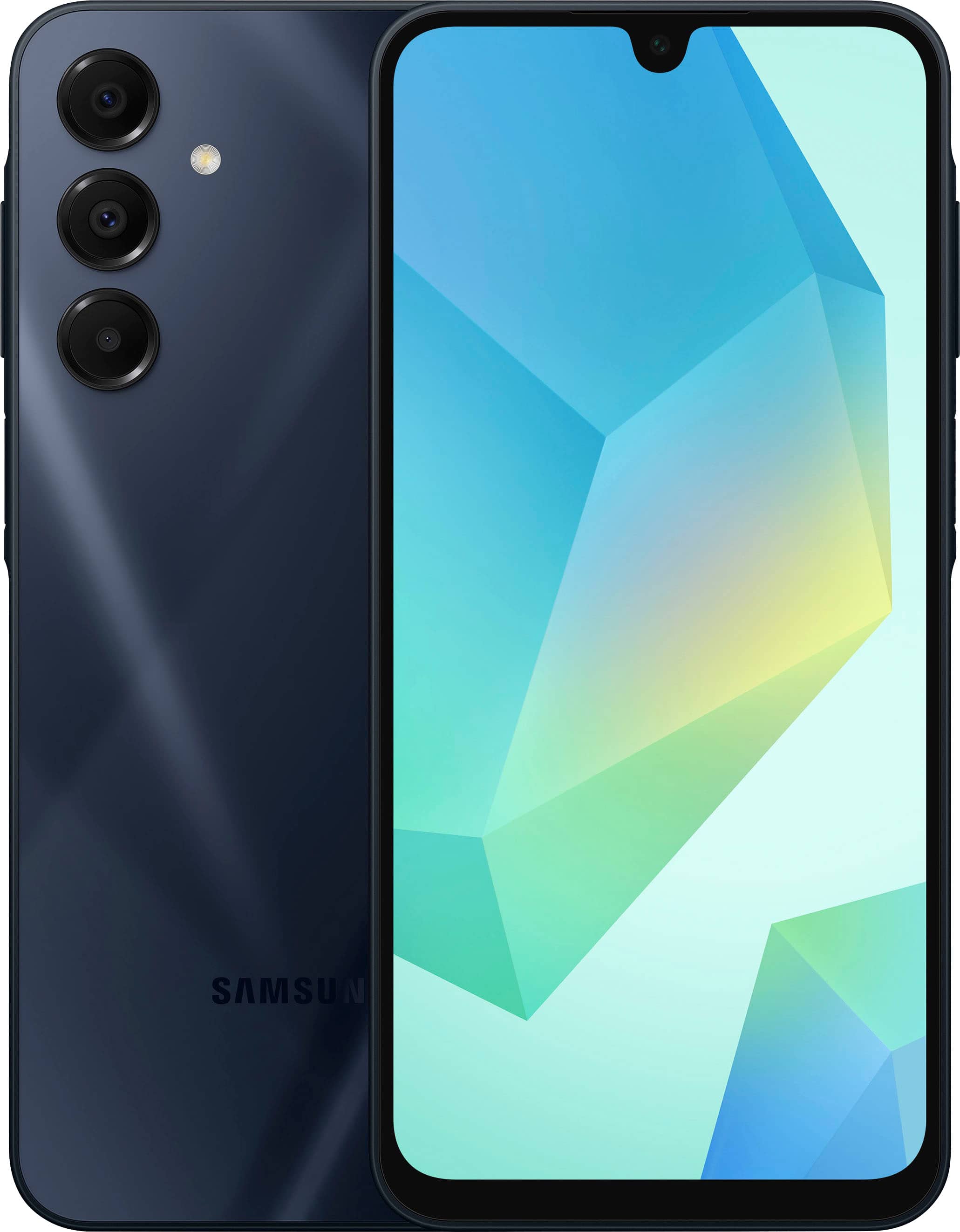 Samsung - Galaxy A16 5G 128GB (Unlocked) - Blue Black - Front_Zoom