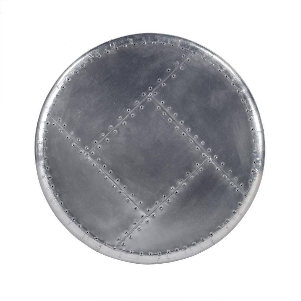 Alt View 1. Butler Specialty - Midway Aviator Metal Side Table - Silver.