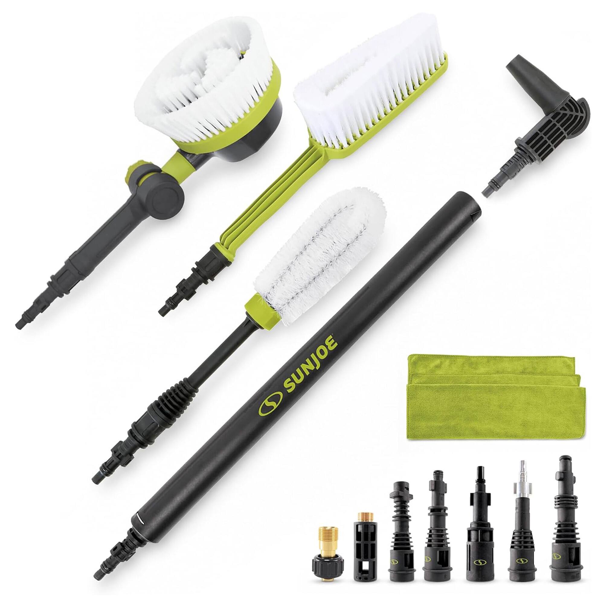 Front. Sun Joe - Sun Joe Auto Cleaning System, Pressure Washer Kit, Rotating Brush, SPX-ACS-MAX - Green.