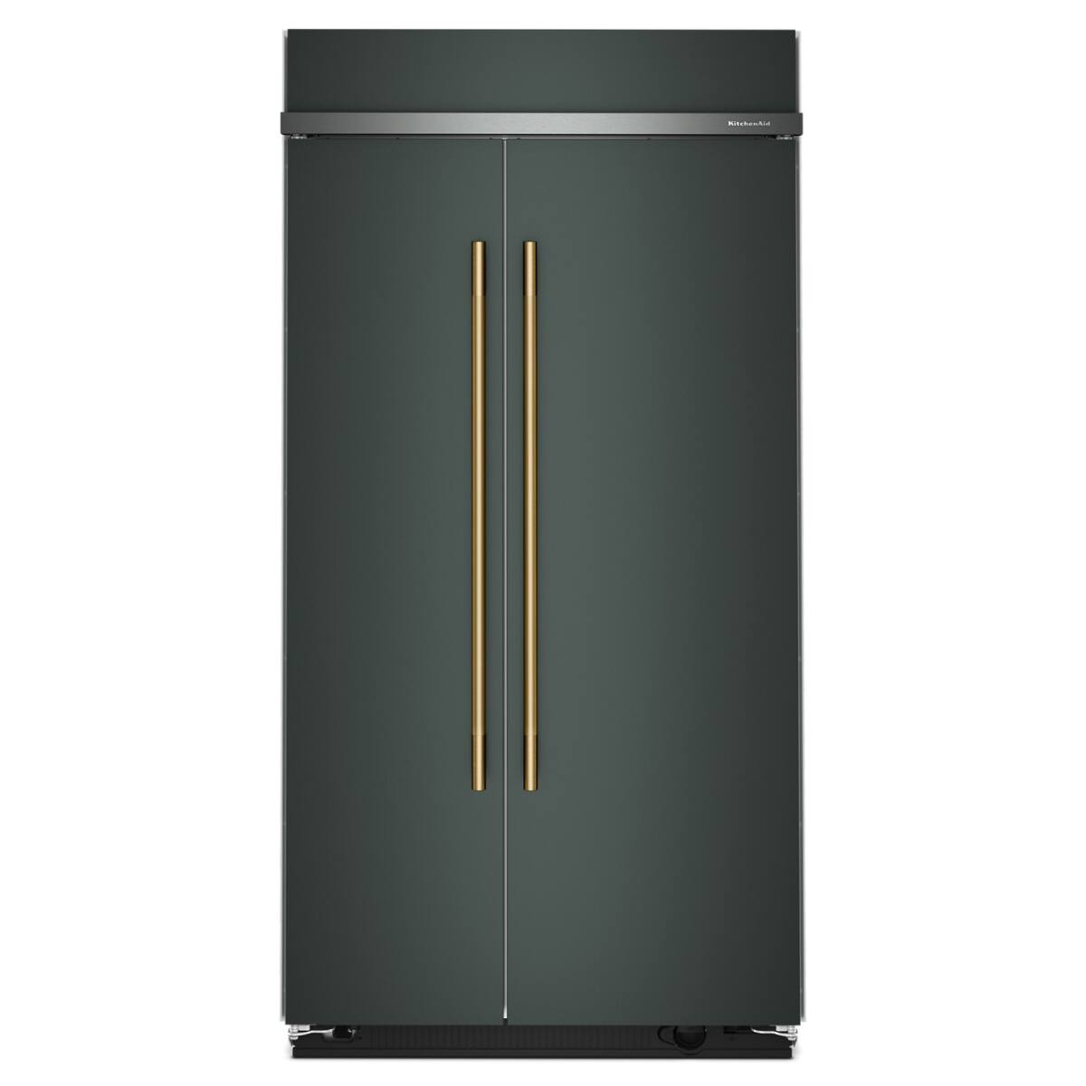Alt View 2. KitchenAid - 25.5 Cu. Ft. Built-In Side-by-Side Refrigerator with Platinum Interior - Juniper.