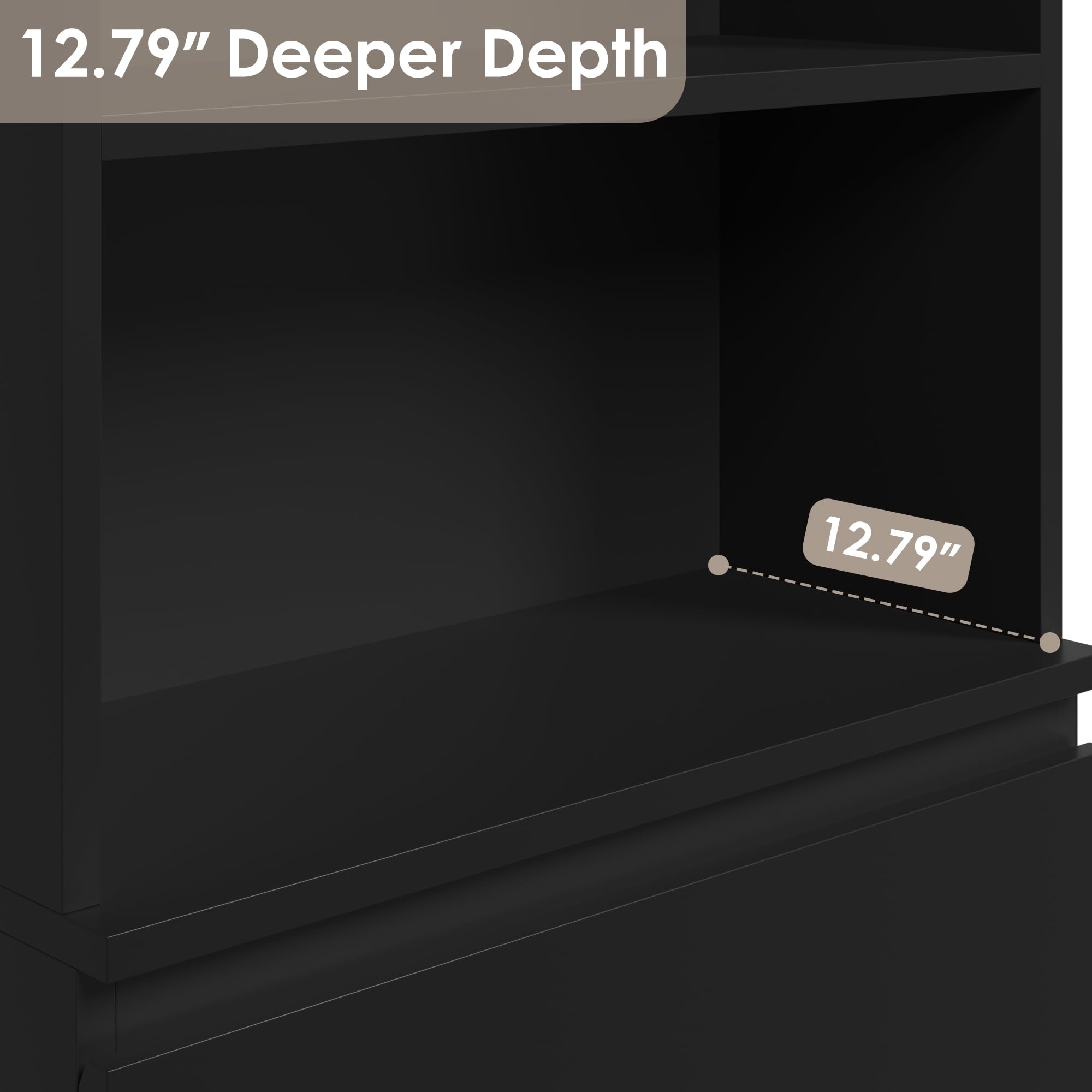 12.79" Deeper Depth

12.79"