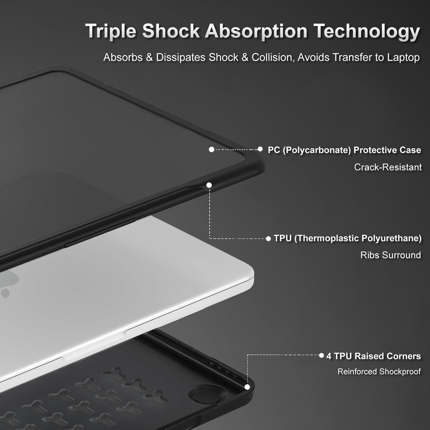 mosiso For MacBook Neo Case 13 inch A3404 A18 Pro Chip 2026, Crack ...