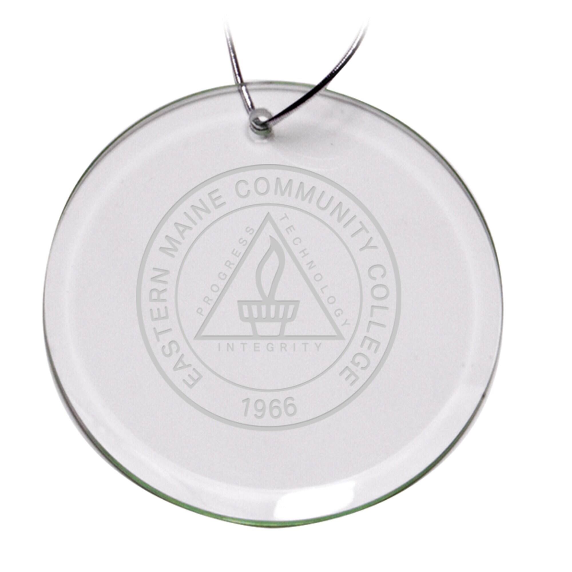 Jardine - EMCC Golden Eagles 3'' Round Glass Ornament - Multicolor
