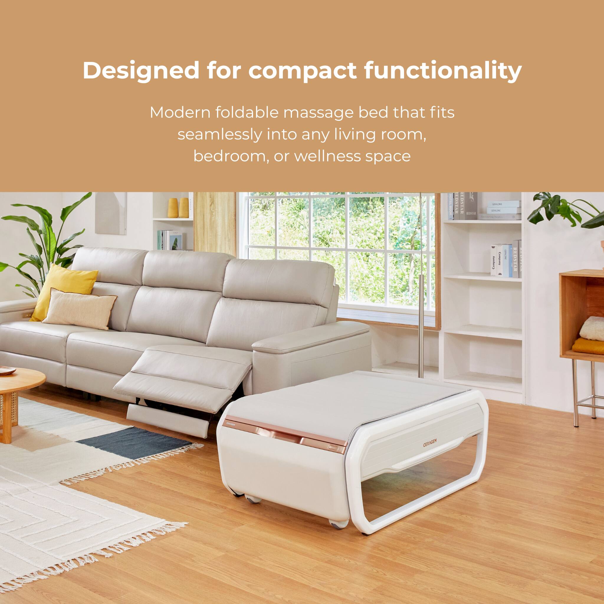 Designed for compact functionality
Modern foldable massage bed that fits seamlessly into any living room, bedroom, or wellness space
OSTAR - COOTE. | | REDSTAR CETEY