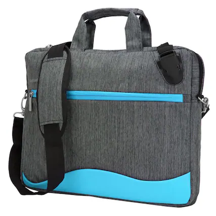 Front. Kitcheniva - Nylon Laptop Shoulder Messenger Bag For 13" Laptop Sky Blue - Sky Blue.