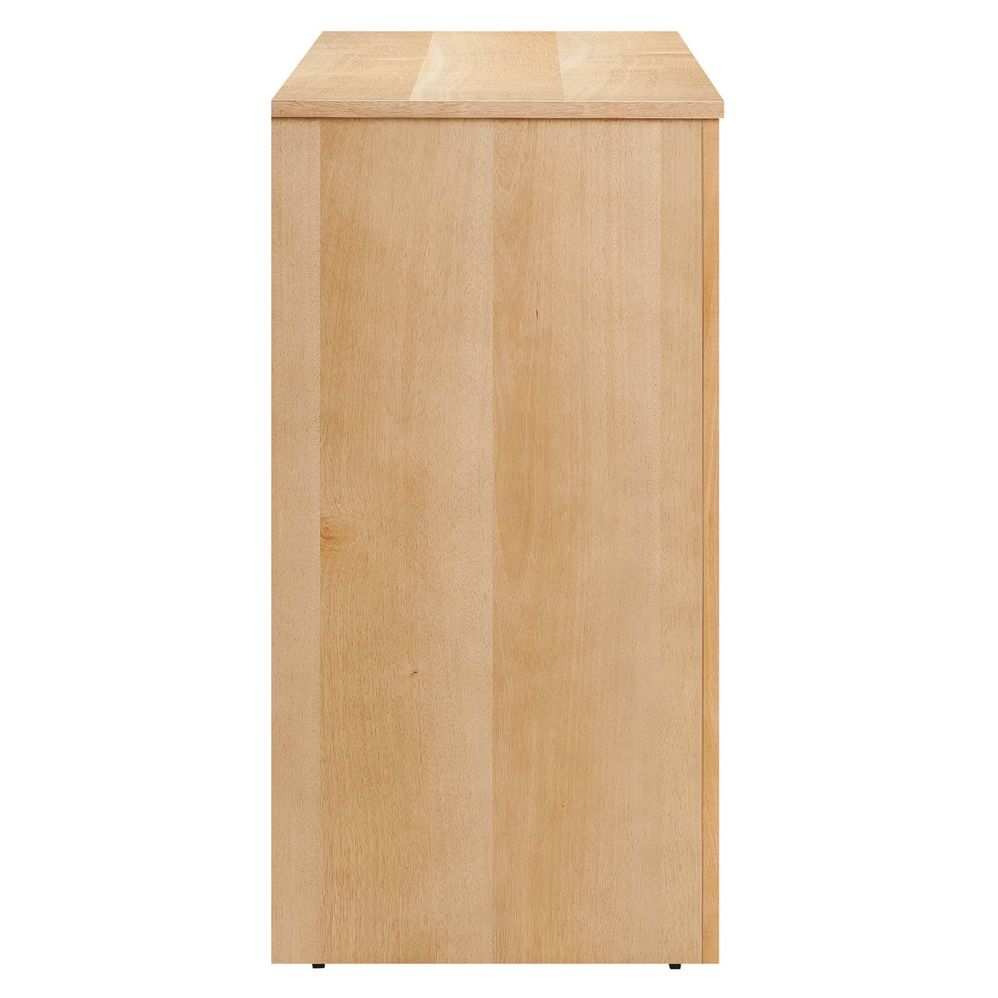 Alt View 2. Modway - Appia 3-Door Arched Door Sideboard Storage Cabinet by Modway - Oak.