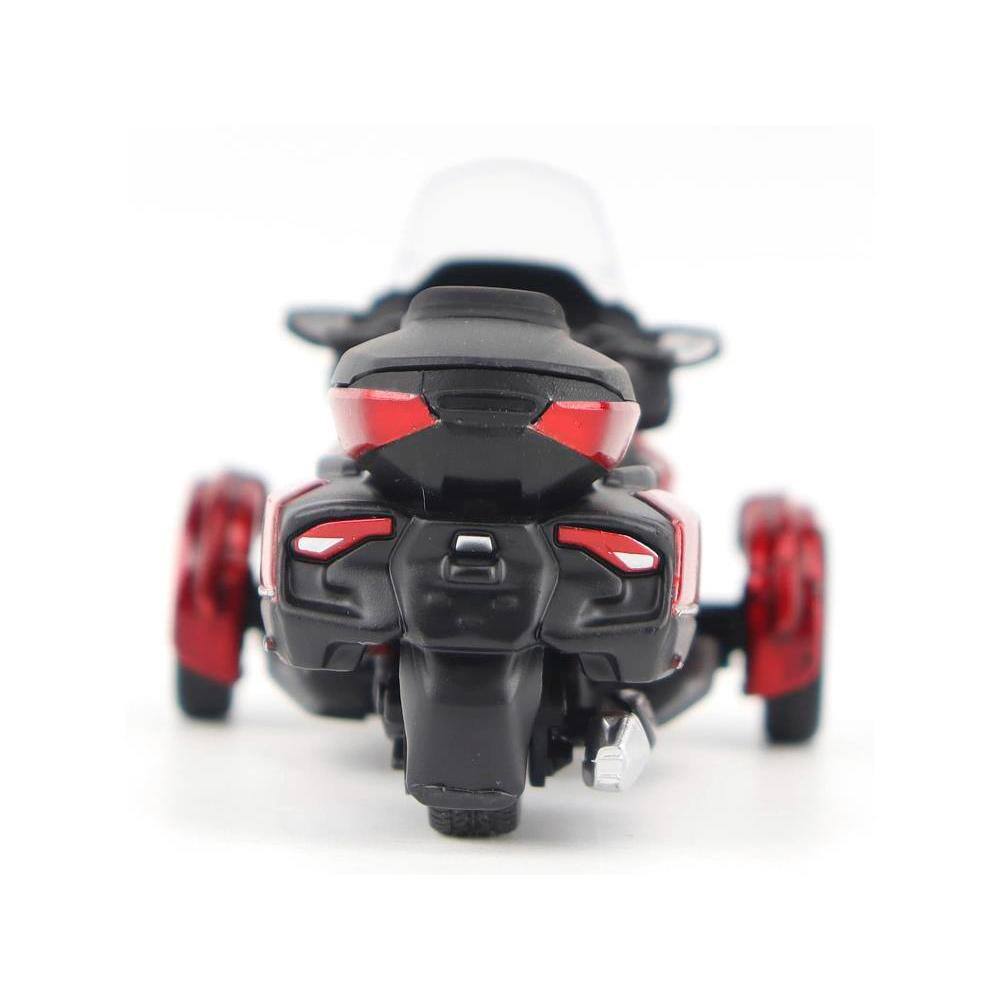 Alt View 1. BRP Models - Can-Am Spyder RT Limited 3-Wheel Motorcycle Deep Marsala Red Metallic with Driver Figure 1/32 - Multi.