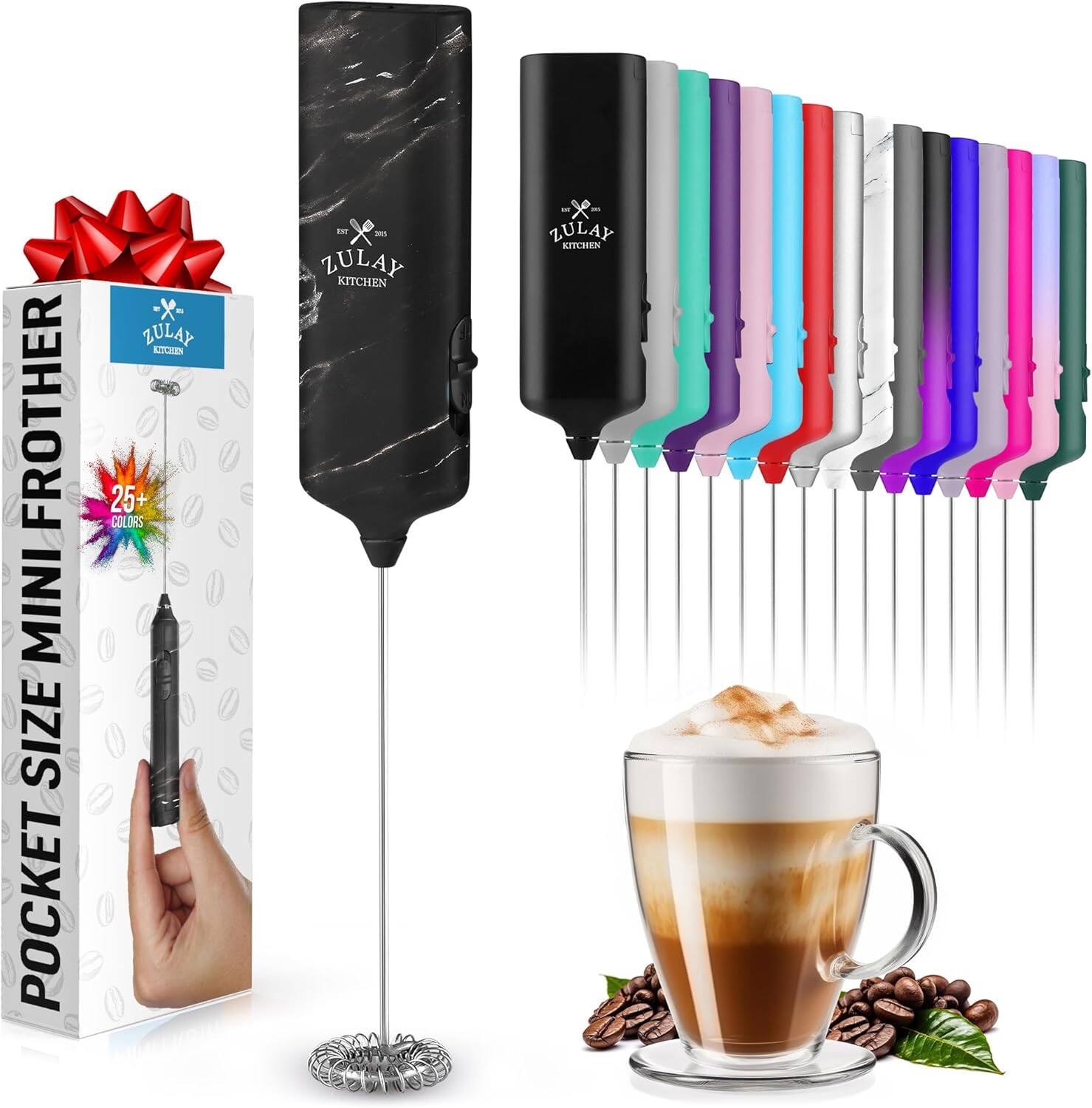 FROTHER MINI SIZE POCKET  
ZULAY KITCHEN  
25+ COLORS  
ZULAY KITCHEN