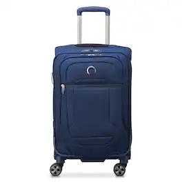 Delsey - Helium DLX Expandable Spinner Carry-On Luggage - 21" Small - Navy