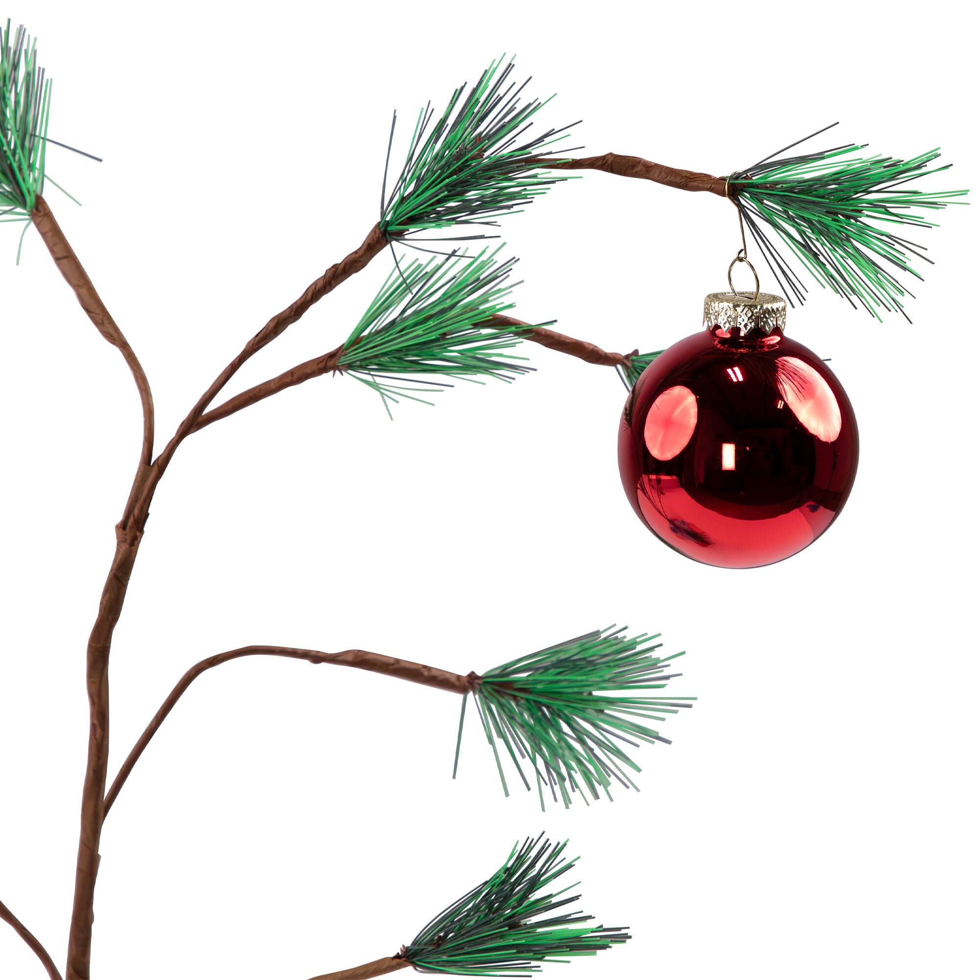 Alt View 5. Northlight - Peanuts The Original Charlie Brown Christmas Tree - 24" - Unlit - Green.