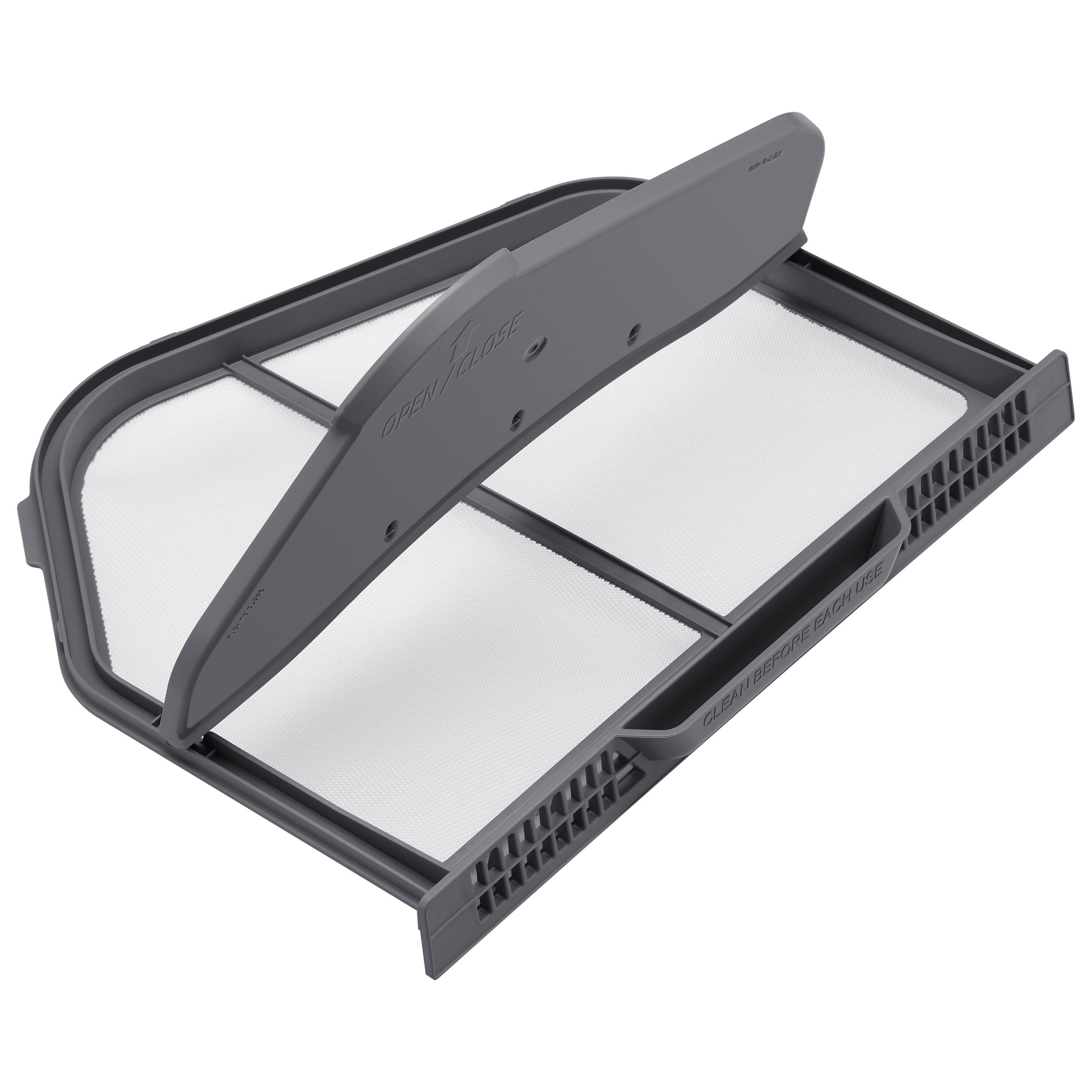 Alt View 16. Samsung - Open Box 7.4 Cu. Ft. Smart Electric Dryer with Steam Sanitize+ - Black.