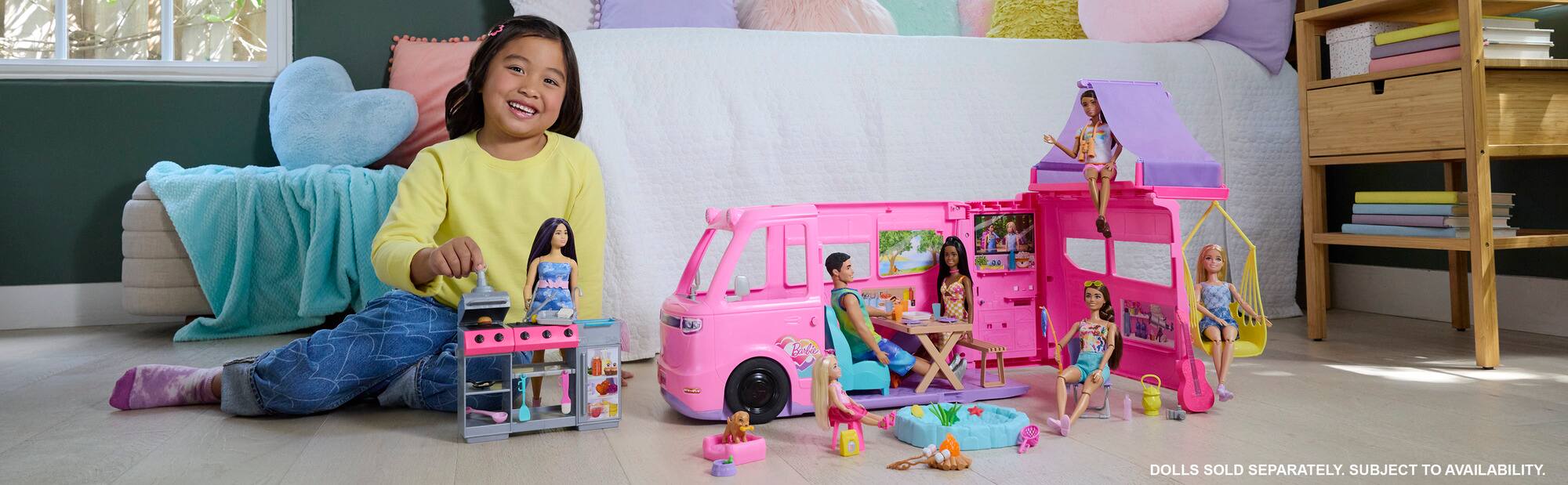 Dolls sold separately. Subject to availability.