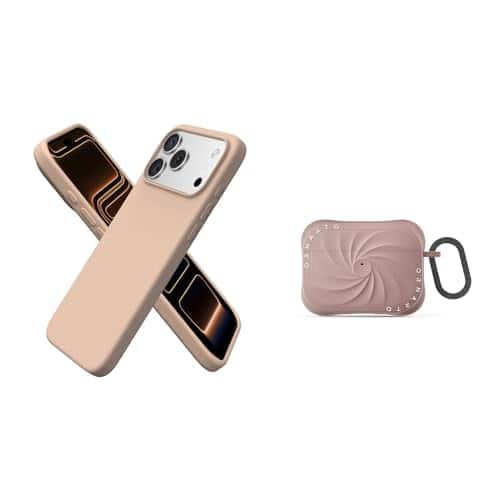 Ornarto - Vortuxe for AirPods Pro 3 Case and Silicone for iPhone 17 Pro Max Case - Latte