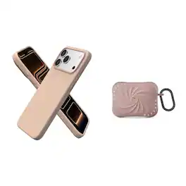 Ornarto - Vortuxe for AirPods Pro 3 Case and Silicone for iPhone 17 Pro Max Case - Latte