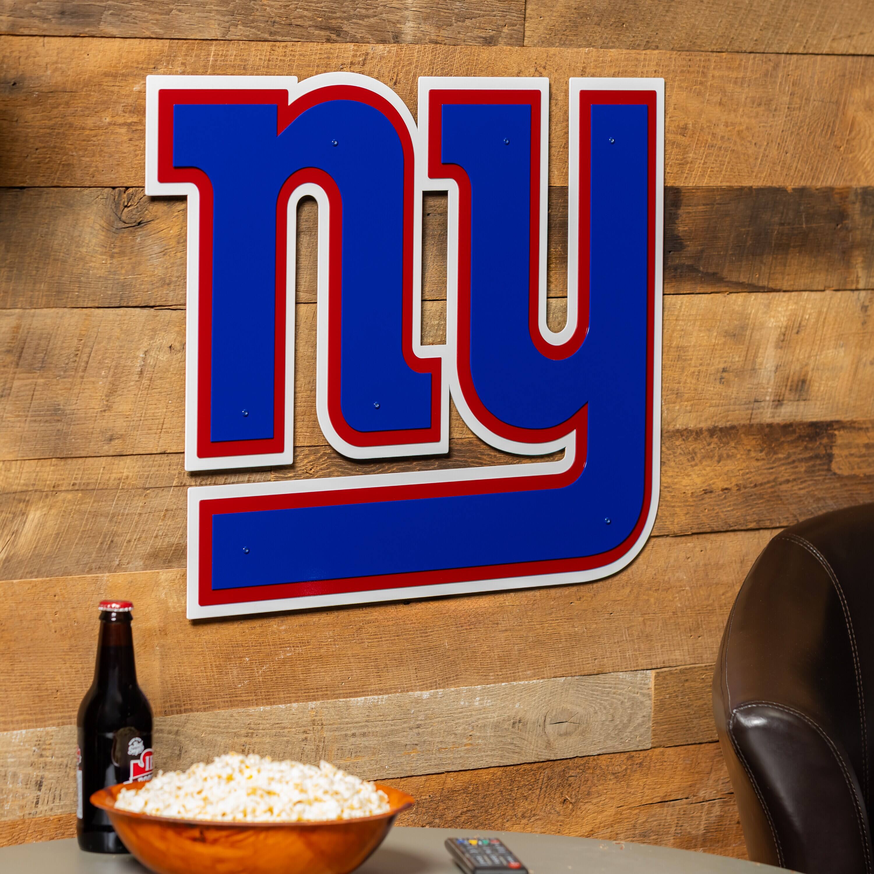 Alt View 1. Evergreen Enterprises - New York Giants 23" Layered Metal Wall Art Sign - Multicolor.