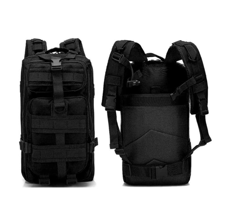 Alt View 1. Acteck - Military Tactical Backpack Small Molle Assault Pack Army Bug Bag Backpacks Rucksack Daypack 27L - Black.