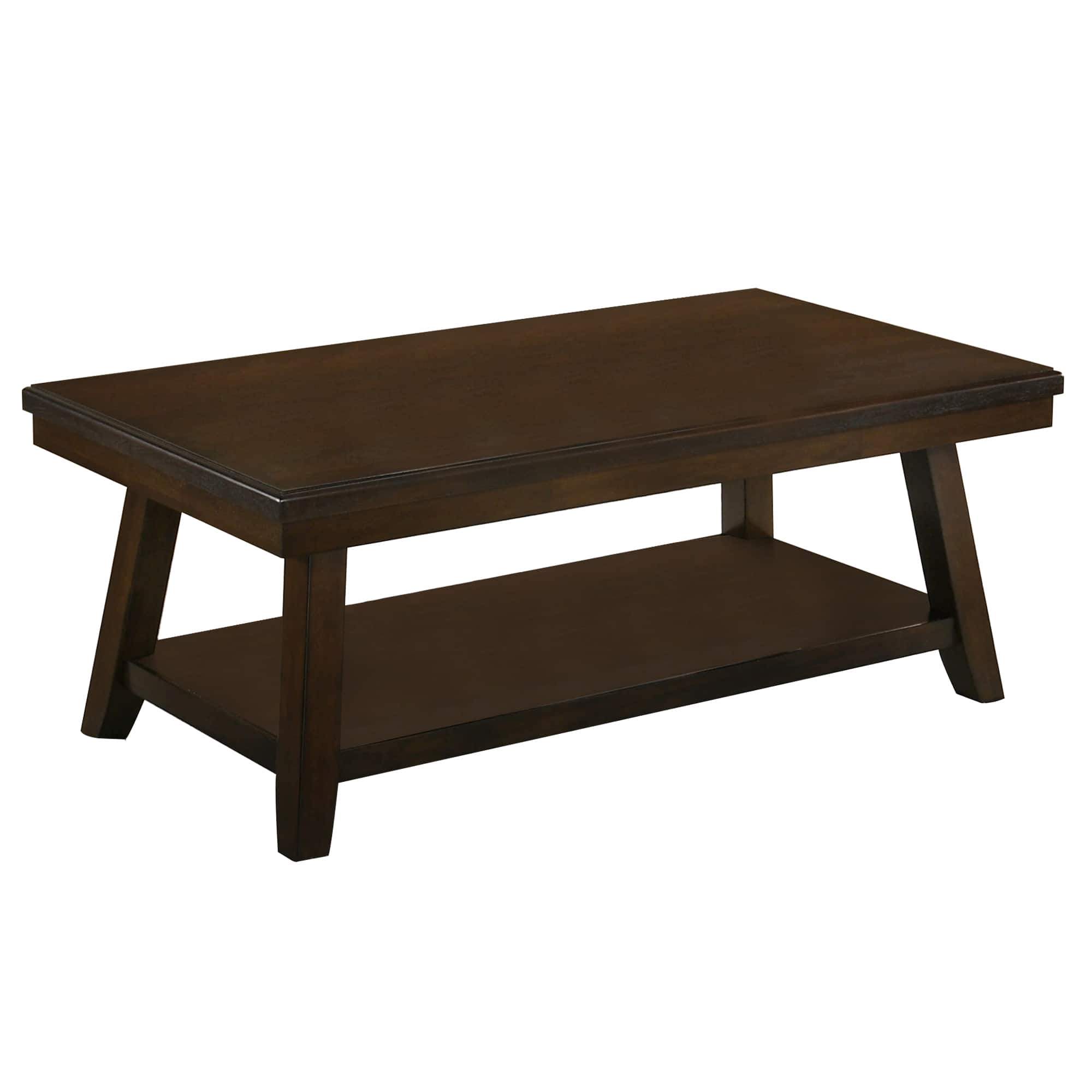 Manhattan Lane - 47 Inch Lift Top Coffee Table, Natural Wood, 2 Storage Compartments - Brown