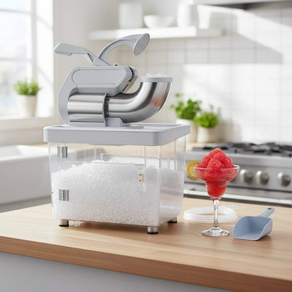 Back. Forest'nSky - Commercial Ice Crusher - 300W Dual-Blade, Safety Switch, Gray - Gray.