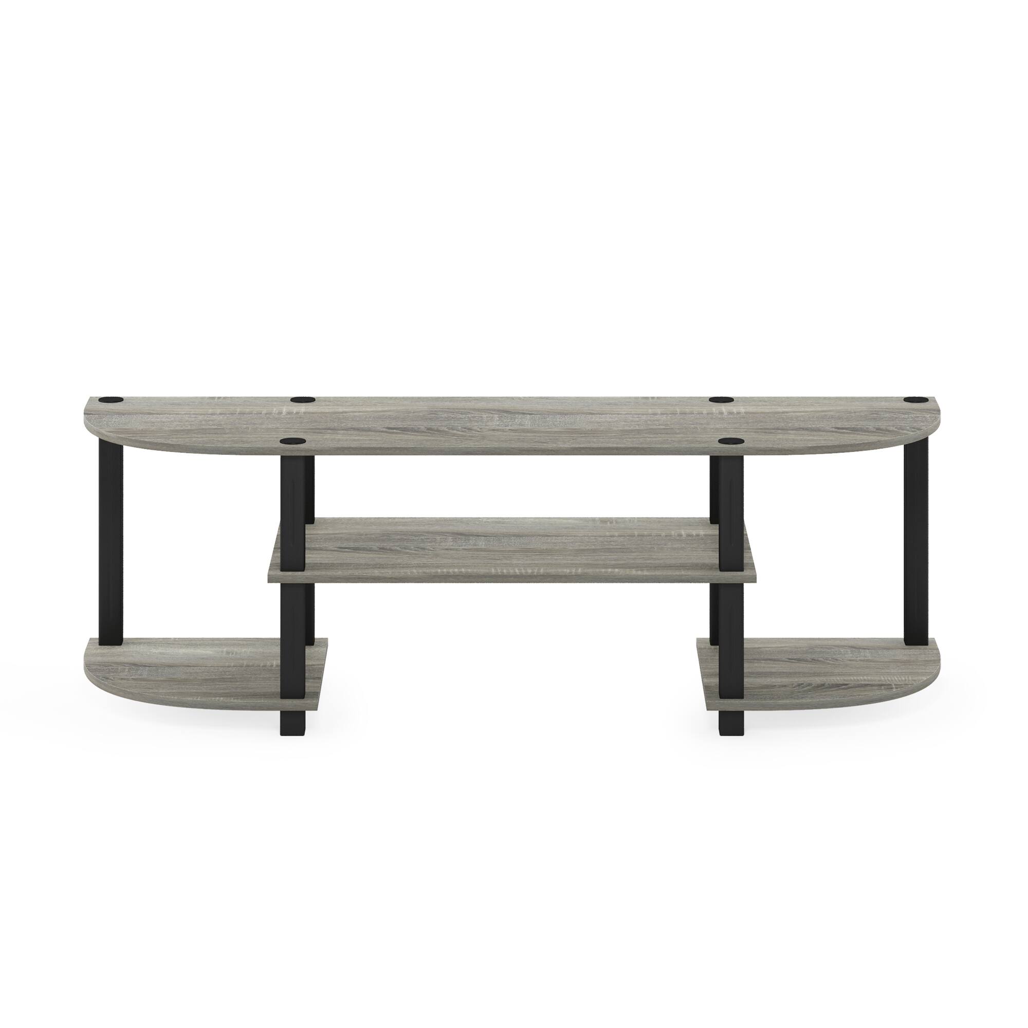 Alt View 2. Furinno - Turn-S-Tube Wide TV Entertainment Center - French Oak/Black.