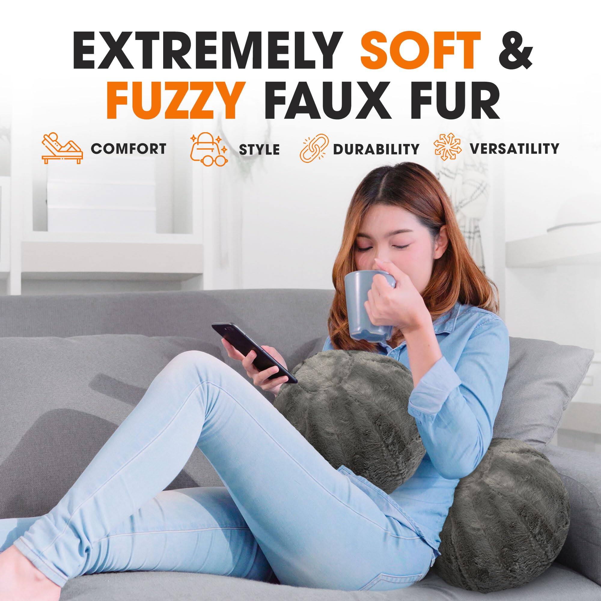 EXTREMELY SOFT & FUZZY FAUX FUR

COMFORT
STYLE
DURABILITY
VERSATILITY