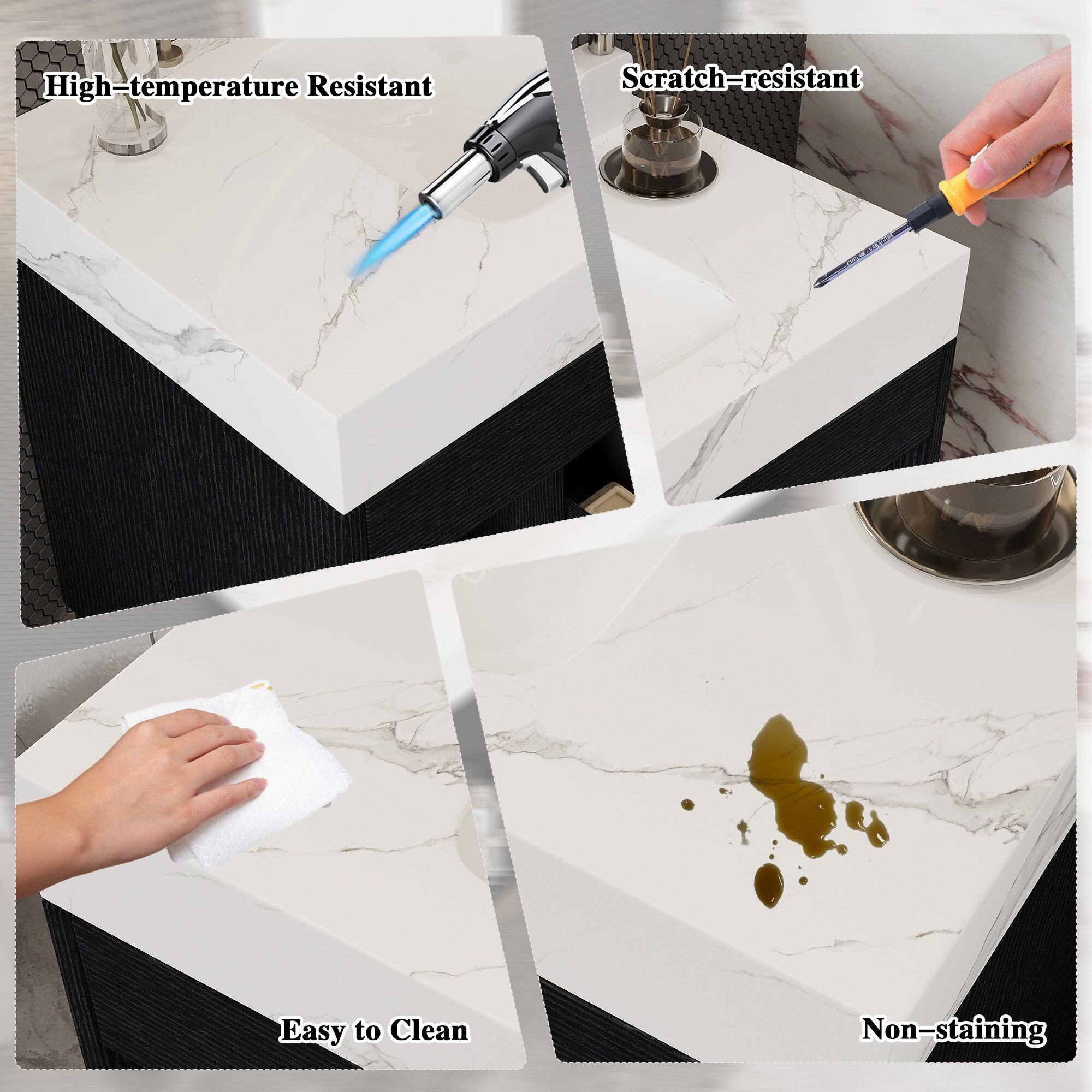 High-temperature Resistant  
Scratch-resistant  
Easy to Clean  
Non-staining