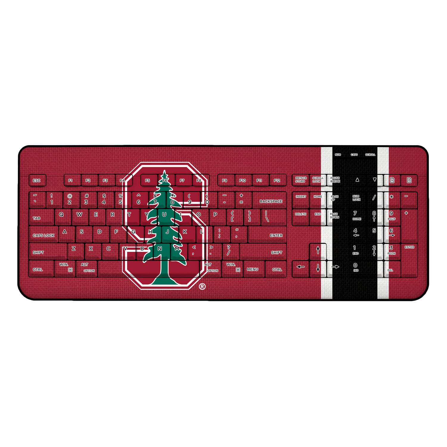 Keyscaper - Stanford Cardinal Wireless USB Keyboard - Multicolor