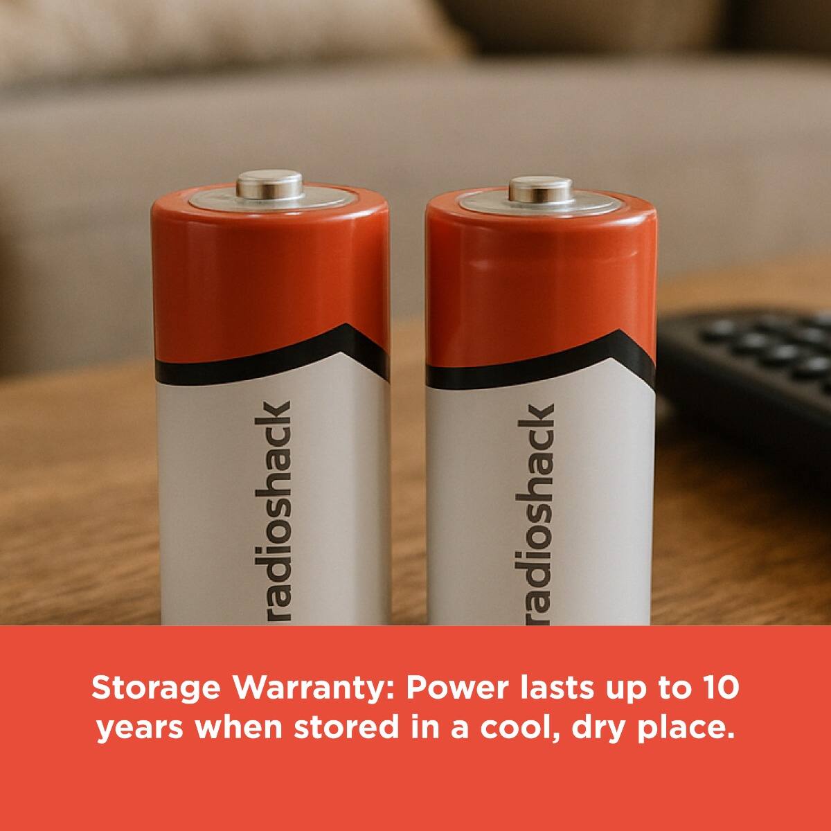 Storage Warranty: Power lasts up to 10 years when stored in a cool, dry place.
