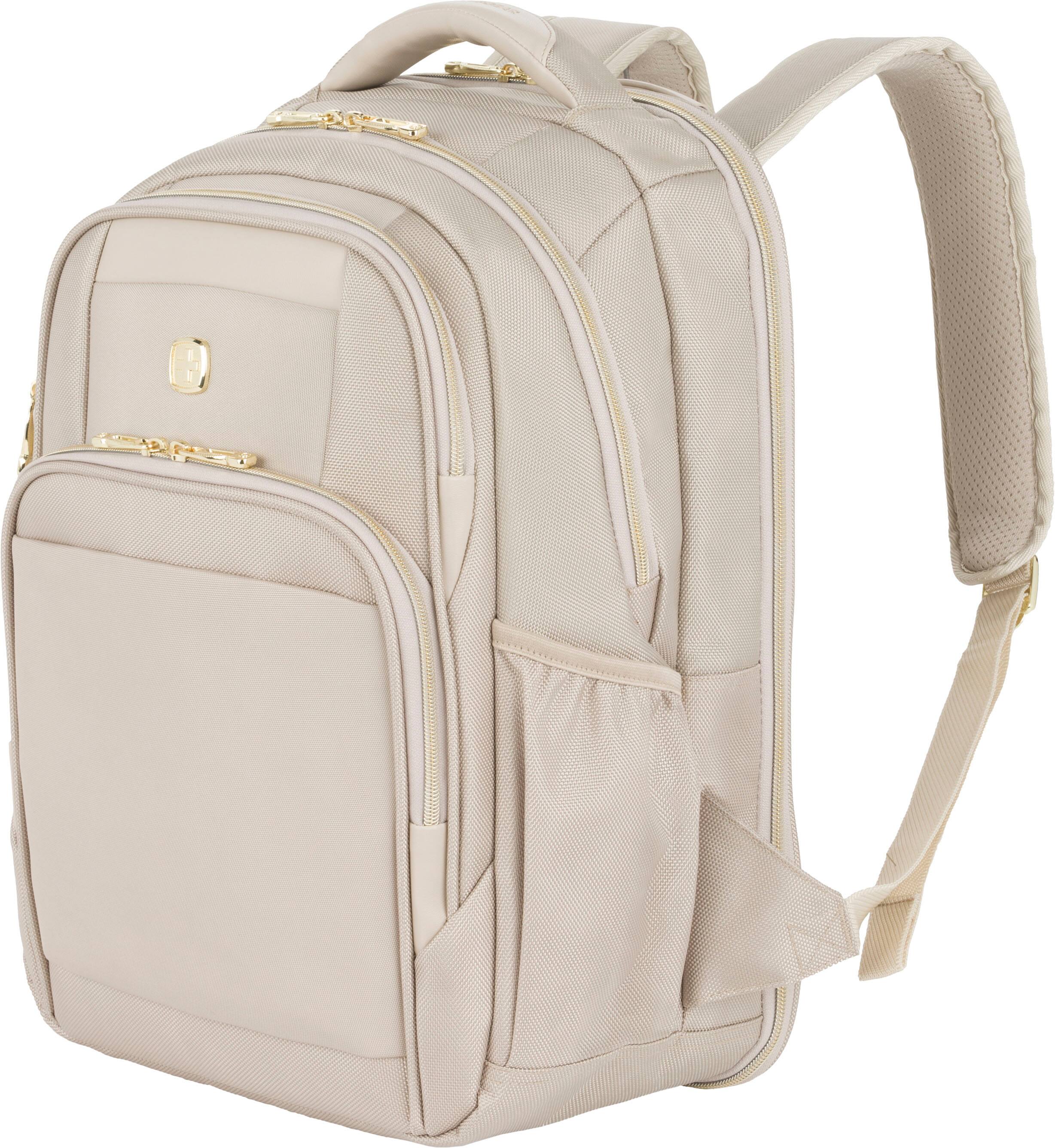 Alt View 12. SwissGear - Scansmart Laptop Backpack - Sand.