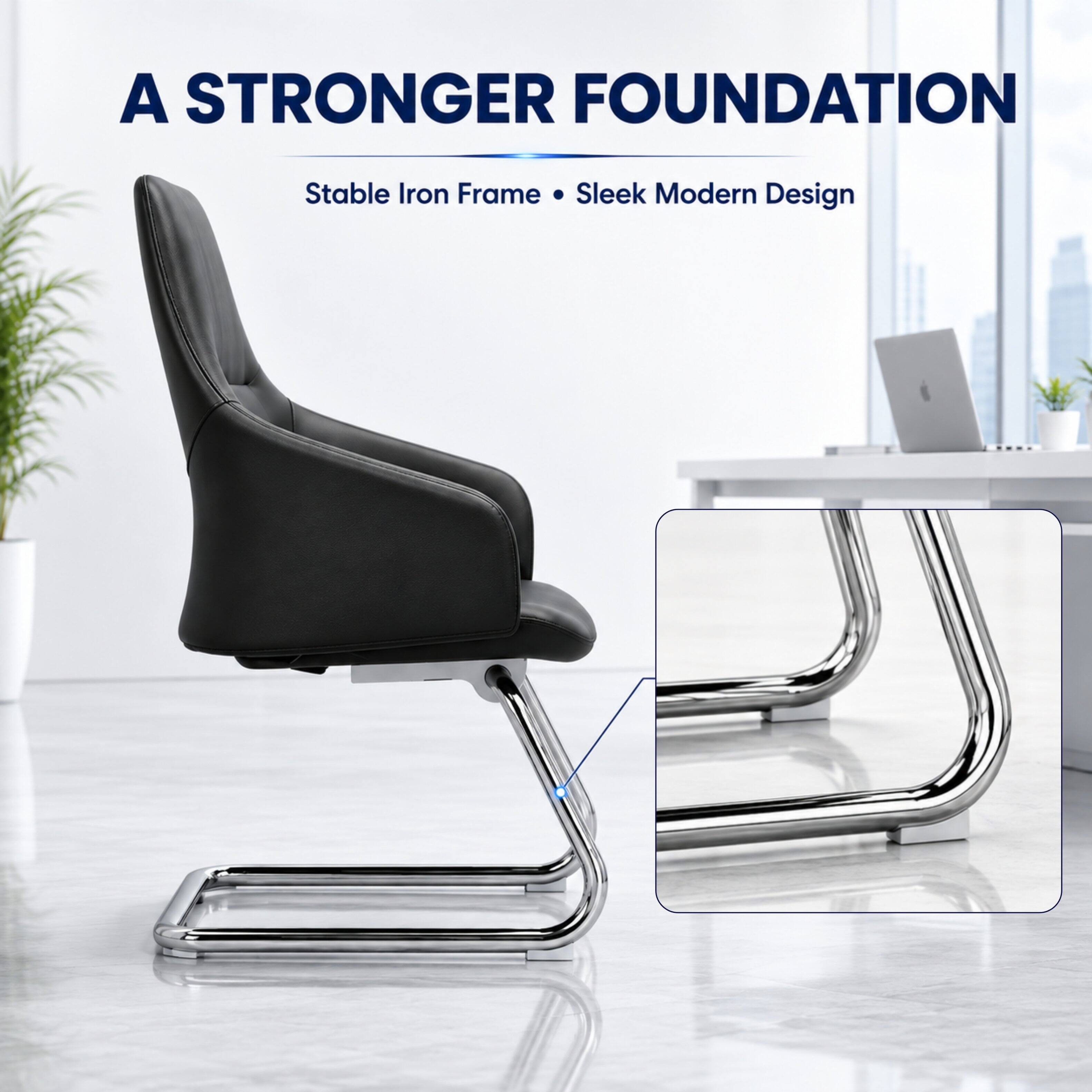 A STRONGER FOUNDATION  
Stable Iron Frame • Sleek Modern Design