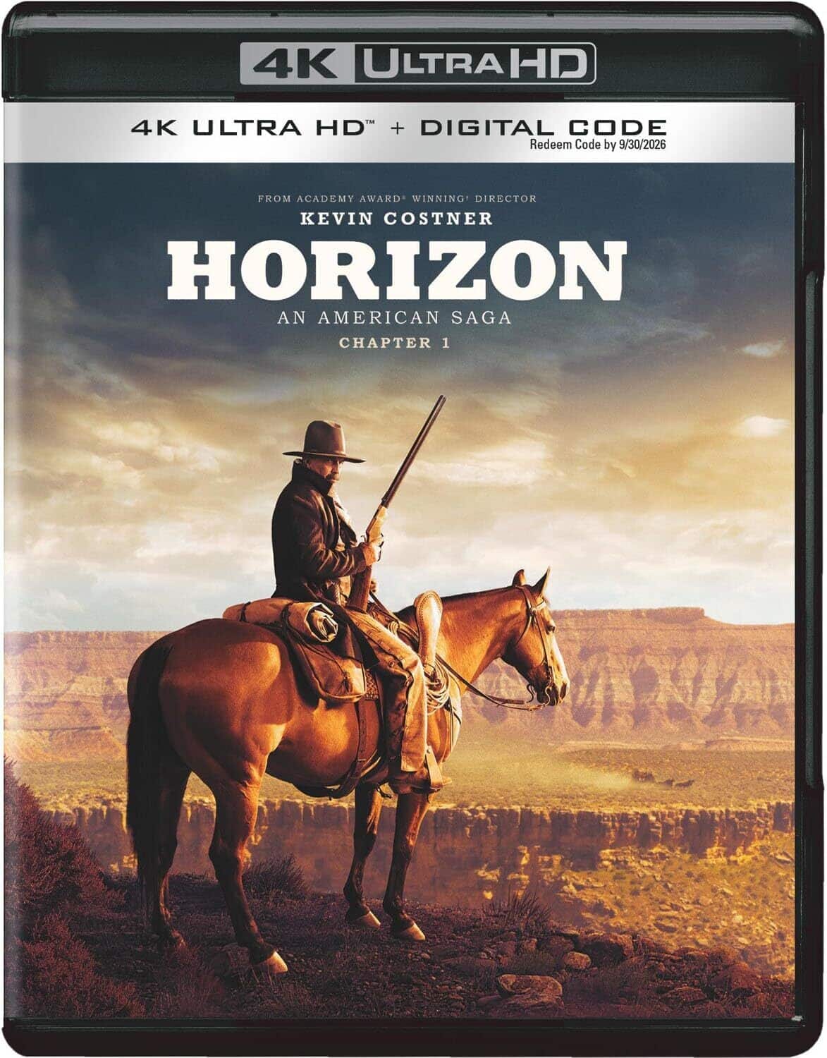 Front. Horizon: An American Saga--Chapter 1   - 4K Blu-Ray.