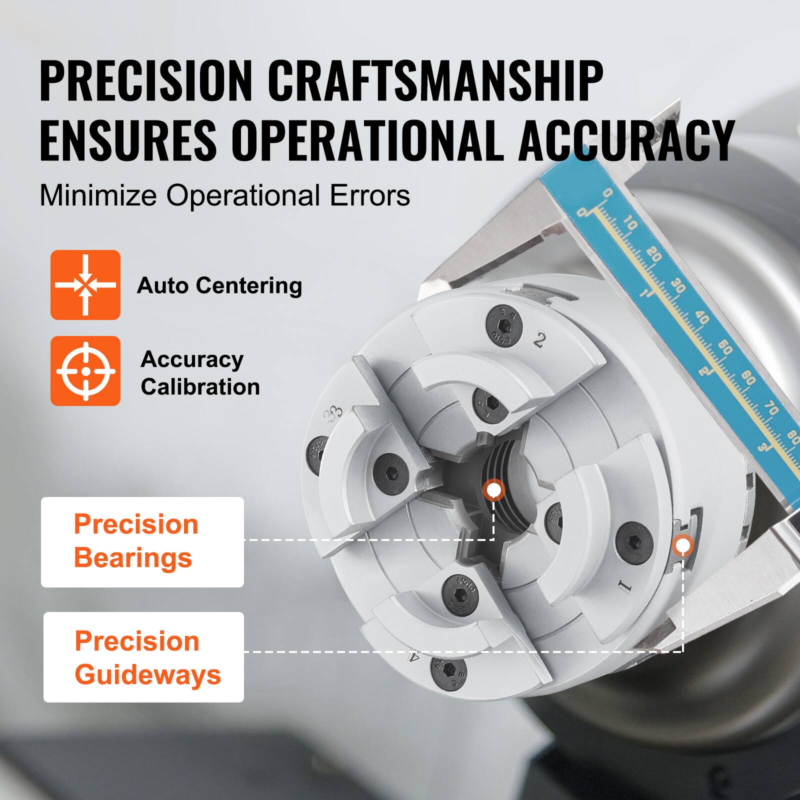 PRECISION CRAFTSMANSHIP ENSURES OPERATIONAL ACCURACY

Minimize Operational Errors

- Auto Centering
- Accuracy Calibration
- Precision Bearings
- Precision Guideways