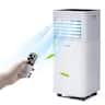 Costway - 5000 BTU Portable Air Conditioner Cools up to 230 sq.ft 3-in-1 Air Cooler w/Dehumidifier & Fan Mode - White