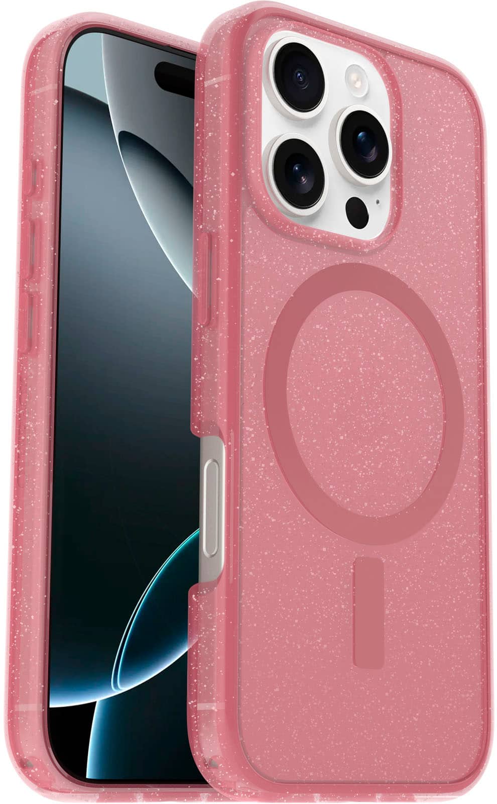 Alt View 1. OtterBox - Symmetry Series Hard Shell for MagSafe for Apple iPhone 16 Pro - Thimbleberry.