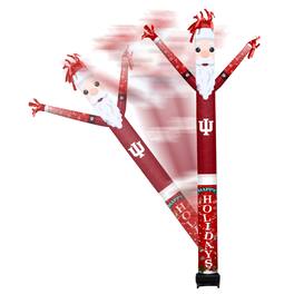 Sporticulture - Indiana Hoosiers Santa Claus Inflatable Crazy Sports Fan - Red