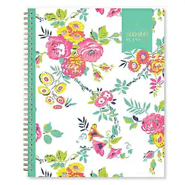 2026 Blue Sky Day Designer Peyton 8.5" x 11" Weekly & Monthly Planner, Plastic Cover, (103618-26) - Multicolored