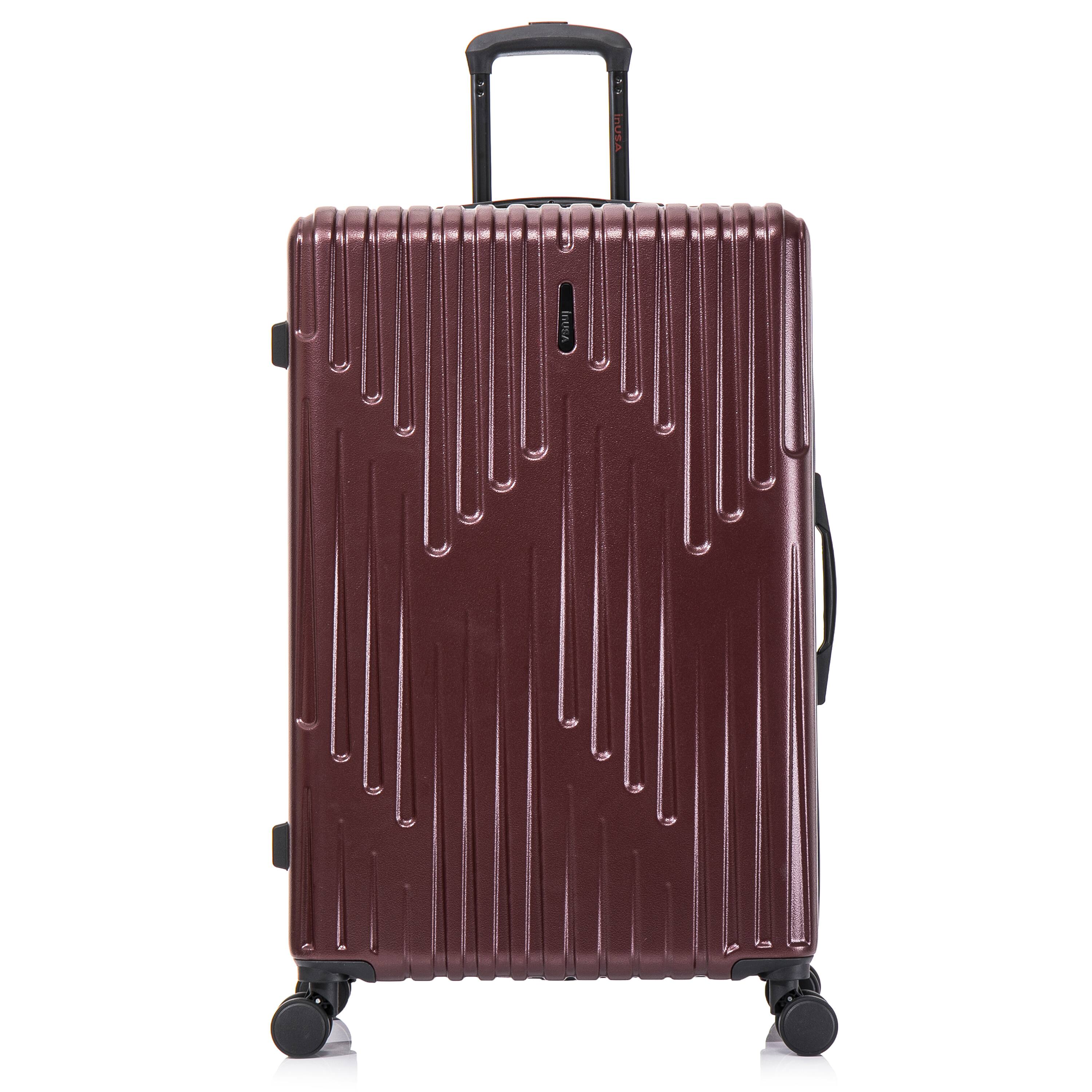 Alt View 4. InUSA - Drip lightweight hardside spinner luggage 28" - WINE.