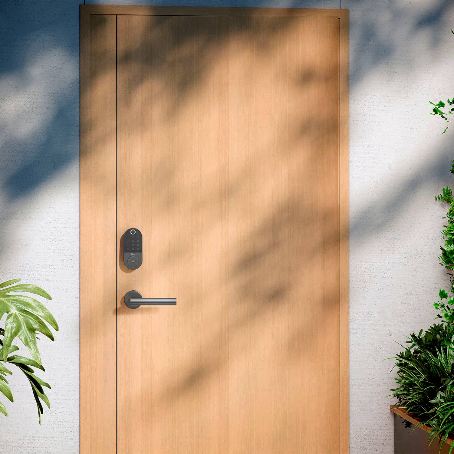 Alt View 13. TP-Link - Tapo DL110 Smart Wi-Fi Deadbolt Lock - Lock/Unlock using Keypad, App, or Fingerprint Recognition - Replaces Most Locks - Black.