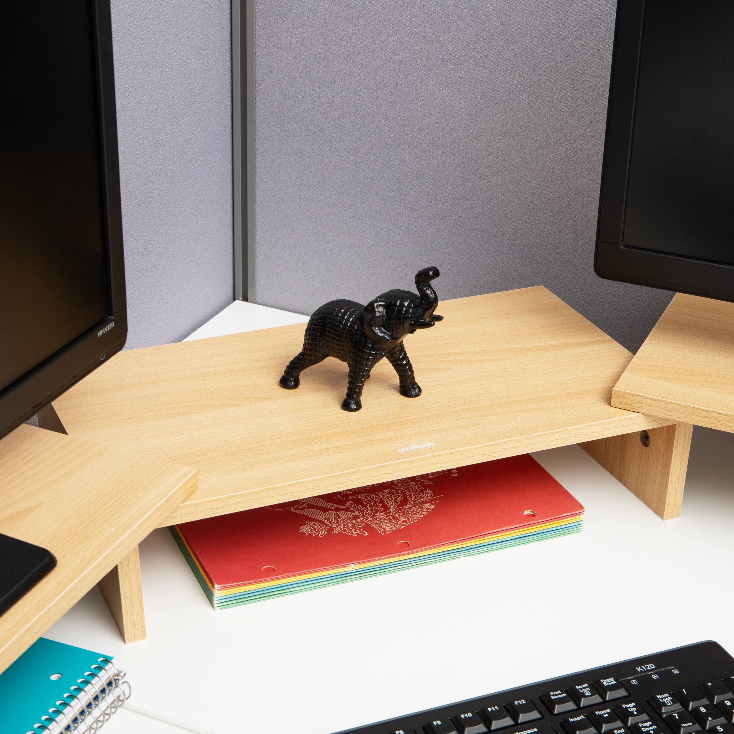 Alt View 1. Mind Reader - Lucky Wealth Elephant Figurine, Decorative Sculpture, Cast Aluminum - Black.