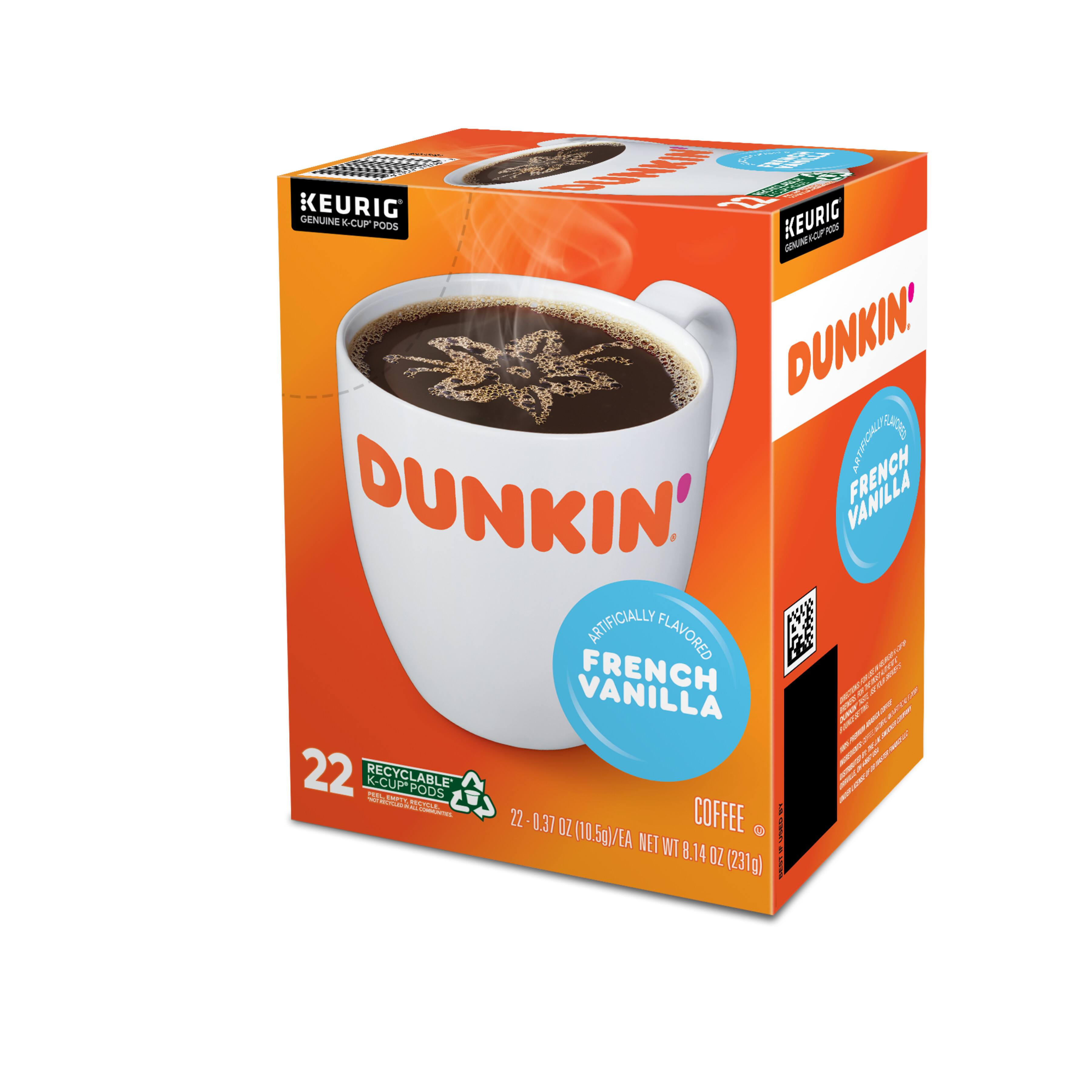 Alt View 15. Dunkin' Donuts - Dunkin' French Vanilla , Keurig Single Serve K-Cup Pods, Light Roast Coffee, 22 Count.