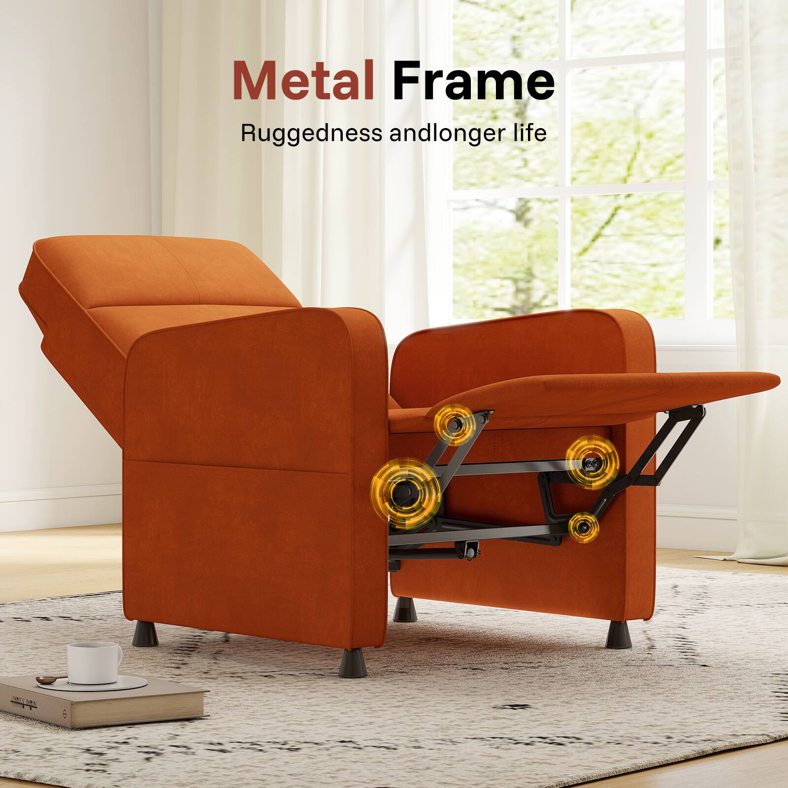 Metal Frame
Ruggedness and longer life
