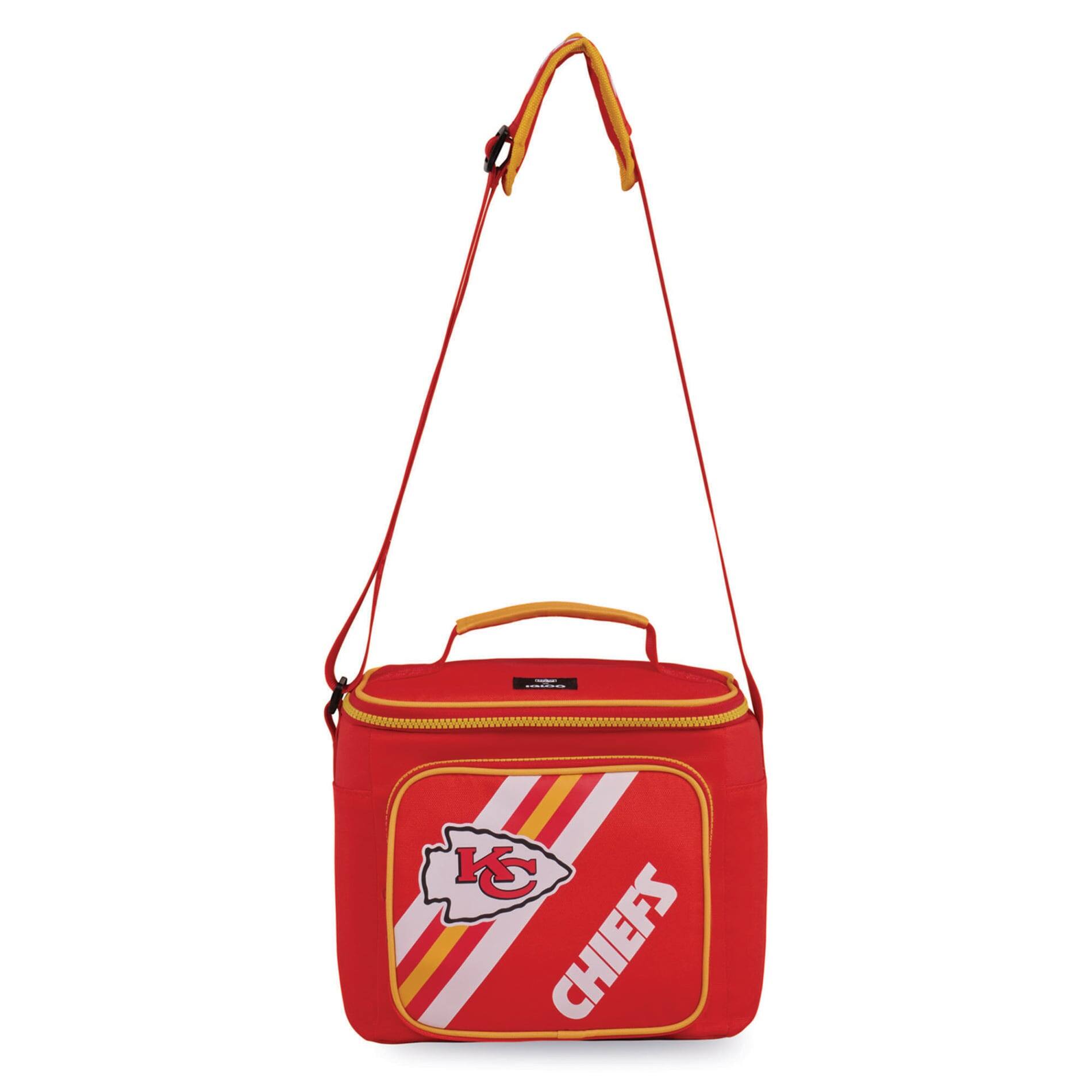 Alt View 1. Igloo - Kansas City Chiefs Square Lined 4-Pack Cooler - Red.