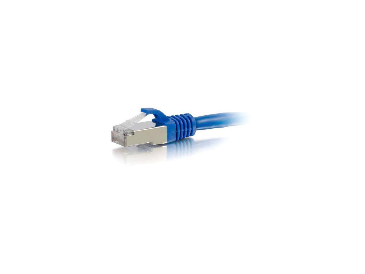 Alt View 1. Cables to Go - C2G-25ft Cat6a Snagless Shielded STP Network Patch Cable Blue 00686.
