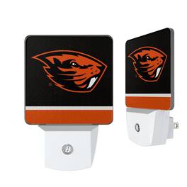 Keyscaper - Oregon State Beavers Stripe Design Nightlight 2-Pack - Multicolor