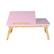 Alt View Zoom 15. Mind Reader - Bamboo Bed Tray - Pink.