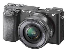 Sony - Alpha a6100 24.2MP Mirrorless Camera - (with 16-50mm Lens Kit) - Black