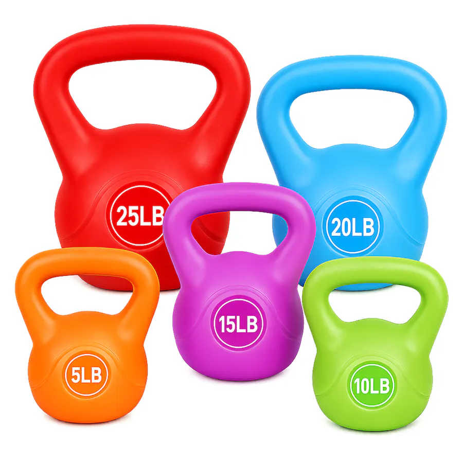 The Rack Weekly Workout Routine BalanceFrom Fitness BalanceFrom Sand Filled Kettlebell Exercise Weights ...